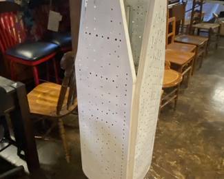 Four Refurbished Ironing Boards made into a Jewelry, Belt, Accessory, Purse, etc, Display Stand with Hooks 