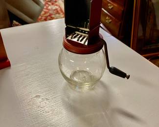 Vintage Metal and Glass Grater