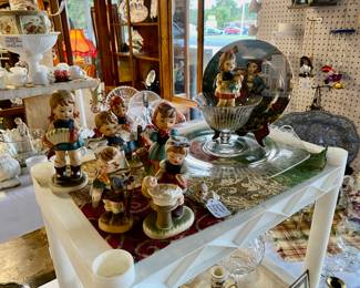 Hummel Figurines and Plate