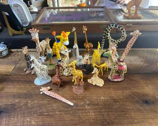 Collection of very unique GIRAFFES 