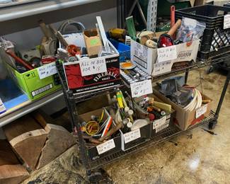 Boxed Lots of "garage stuff"