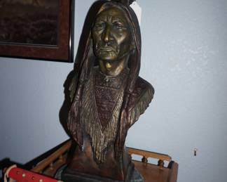 Native American bust