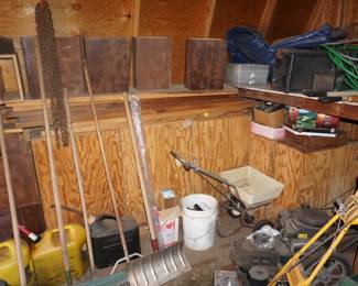 display cabinets--need to be finished, tools