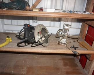 saw and tools