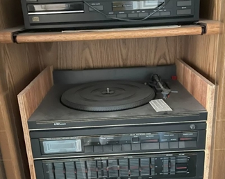 Turntable and Cassette player