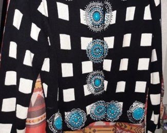 Vintage beaded sweater