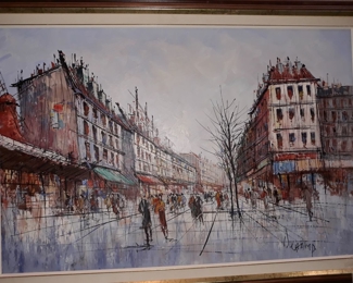 MCM oil painting by Duchamp