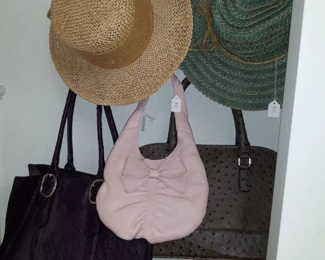 Hats and handbags