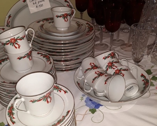 Fairfield Holiday china set