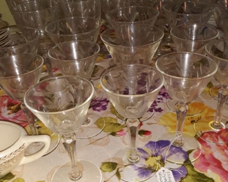 Crystal stemware