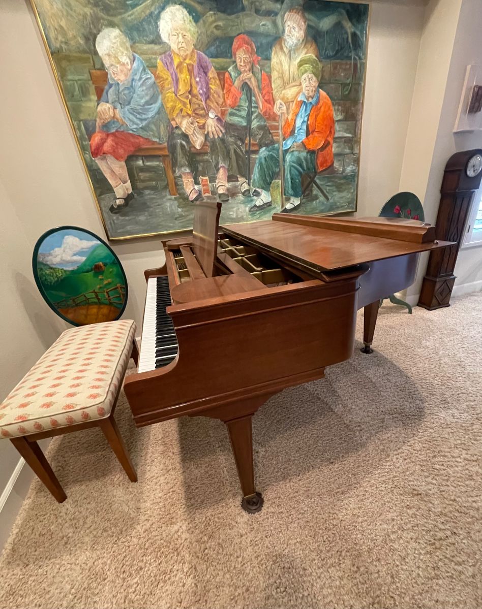 BABY GRAND PIANO BY CHICKERING