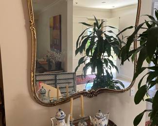 Large Decorative French Style Mirror