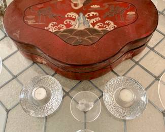 Lacquerware, collectible crystal