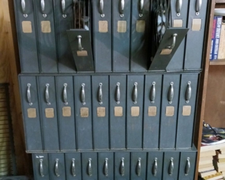 Vintage 16mm Film Storage Cabinets