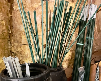 Rain Barrels and Grow Stakes / Trellises 
