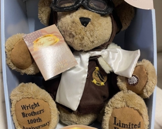 Wright Brothers 100th Anniversary Aviator Bear, Limited Edition, battery operated