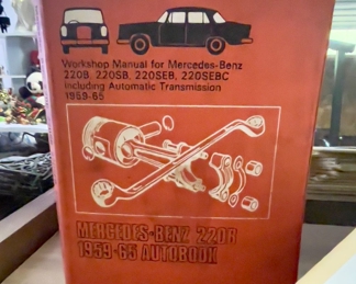 Workshop manual for Mercedes-Benz 220B, 220SB, 220SEB, 220SEBC, including Automatic Transmission 1959 - 1965