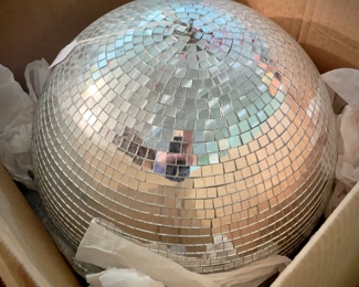 Vintage Disco Ball, Large, Works, Very Good Condition 