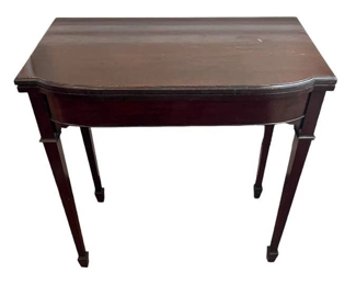 Beautiful Serpentine Card Table