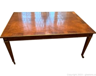 Gorgeous Mid 20th Century Italian Style Walnut Dining Table