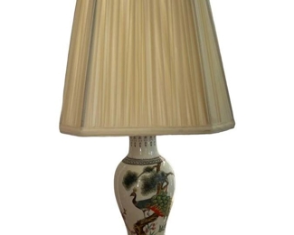 Lovely Lamp with Peacock