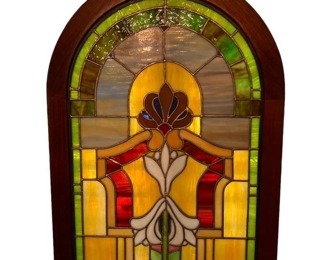 Lovely Stained Glass Panel