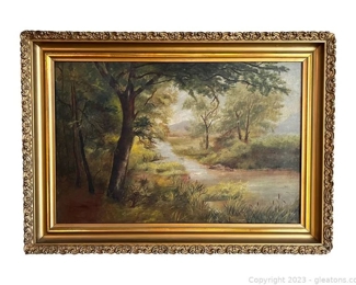 Nice Oil Landscape Painting