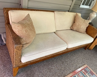 Rattan Sofa $ 220.00