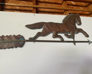 Antique Copper Horse Weather Vane (pole and directional not pictured but included) $ 284.00