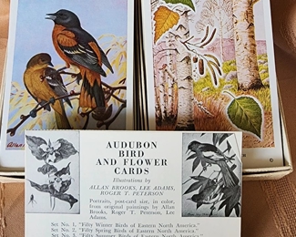 Audubon Bird and Flower Cards