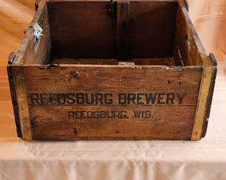 Reedsburg Brewery Wooden Crate