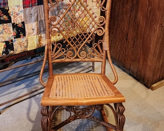 Ornate Wicker Chair
