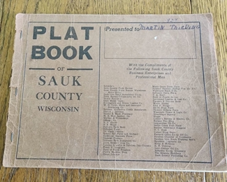Sauk Co Plat Book