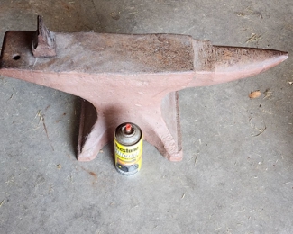 Cast Iron Anvil. Can to show size