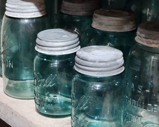 Blue Canning Jars