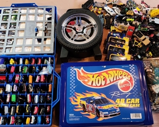 Hot Wheels and Cases