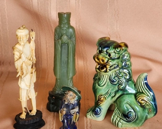 Mud Figure and Oriental Items