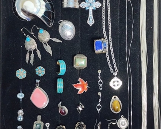 Sterling Silver Jewelry, and some Gold