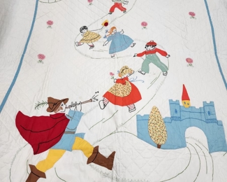 Pied Piper Quilt Measures 64" x 47"