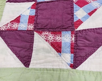 Pinwheel Quilt Measures 88" x 78"