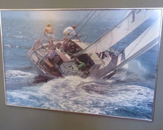 1970's framed poster