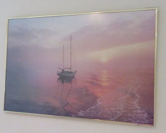 1970's framed poster