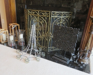 Fireplace screen
