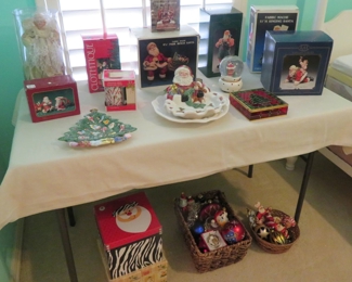 Christmas decor, collectibles
