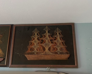 Wire Ship Art 
