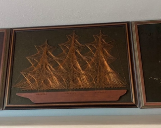 Wire Ship Art 