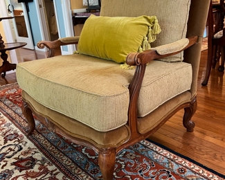 Country French style armchair