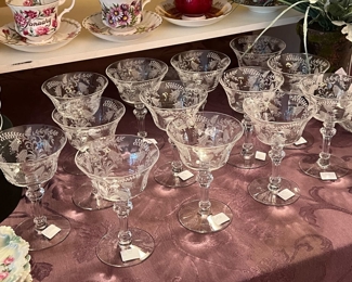 Crystal stemware