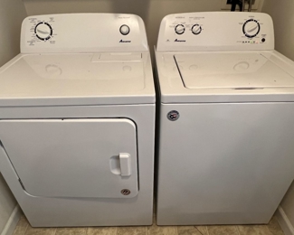 Washer and electric dryer