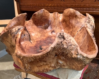 Artisan wood bowl